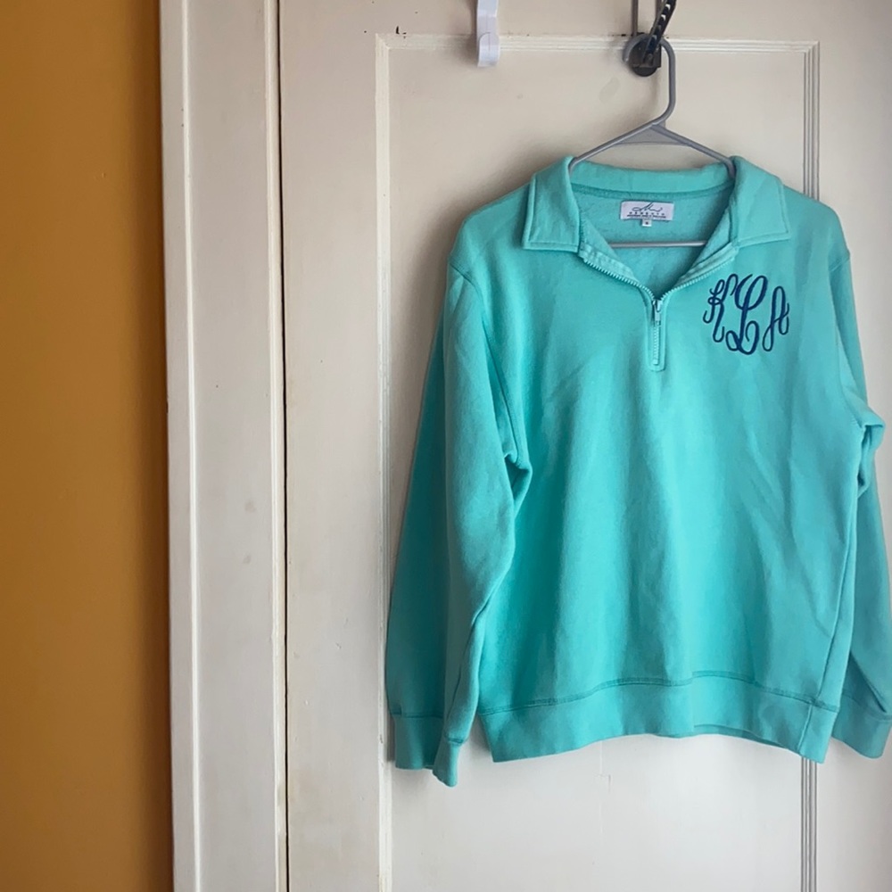 KLA Monogrammed Quarter Zip
